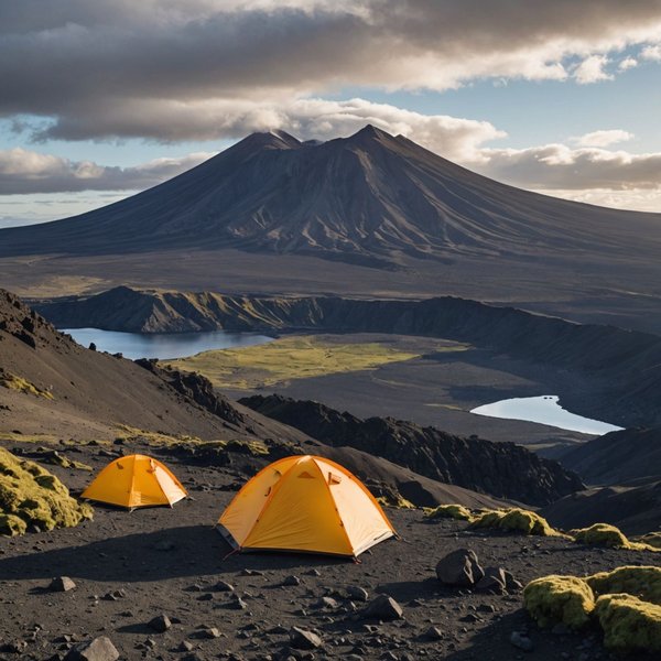 Comment organiser un camping pour une expédition de randonnée en région de volcans?