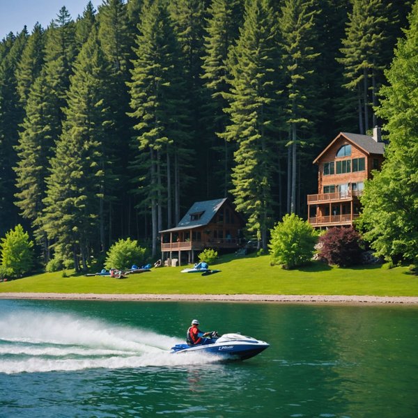 Quels sont les critères pour choisir une location de vacances en bord de lac avec des activités nautiques?