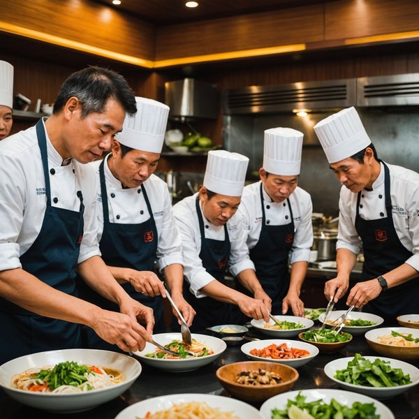 Quelles croisières offrent des ateliers de cuisine vietnamienne avec des chefs locaux?